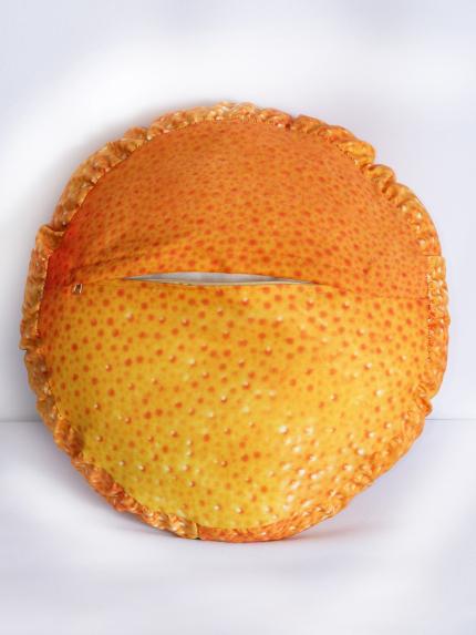 Подушка с фотопечатью круглая Грейпфрут