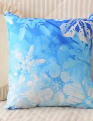 Подушка с фотопечатью Снежинки